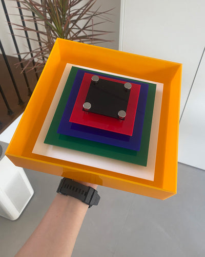 WOW Square Sculptural Wall Sconce-WOW6047