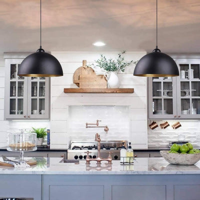 WOW Modern Black Dome Pendant Light-WOW9864