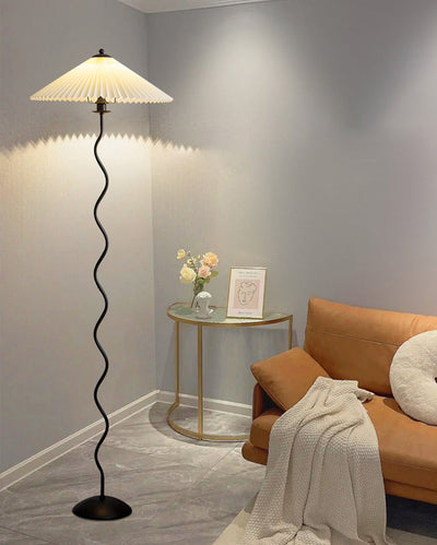 WOW Pleated Squiggle Floor Lamp-wow7011