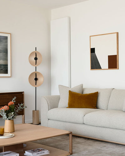 WOW 2-bulb Marble Floor Lamp-wow7032