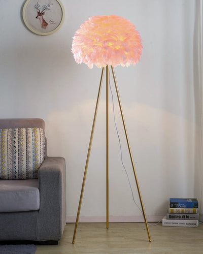 WOW Feather Tripod Floor Lamp-wow7053