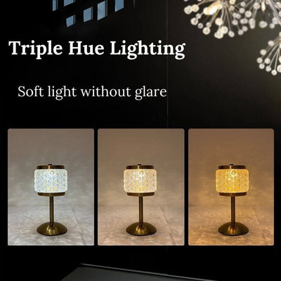 Metal Crystal Diamond Table Lamp-Create Romantic Atmosphere