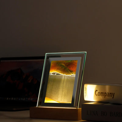 Creative Quicksand Painting LED Night Light