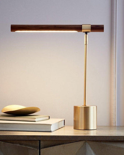WOW Walnut-lookalike Cantilever Table Lamp-wow8010
