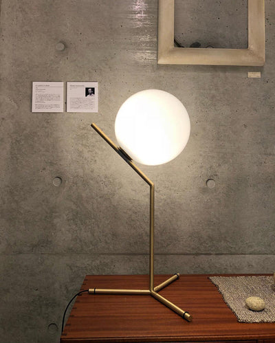 WOW Milk Glass Globe Table Lamp-wow8011
