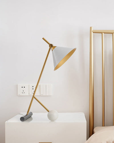 WOW Unique Cone Articulating Marble Desk Lamp-wow8031