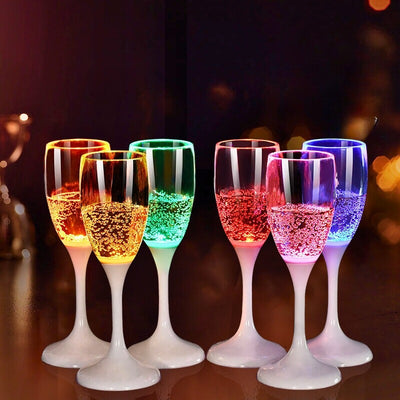 LED Luminous Wine Glass(6 PCS)