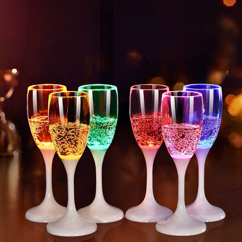 LED Luminous Wine Glass(6 PCS)