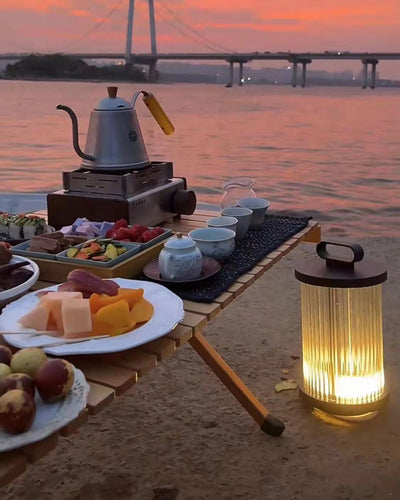 WOW Solar Pleated Glass Lantern-wow9043