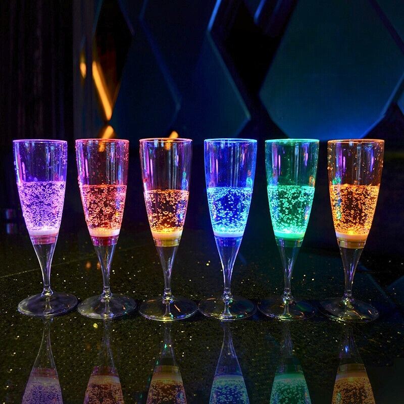 LED Luminous Wine Glass(6 PCS)