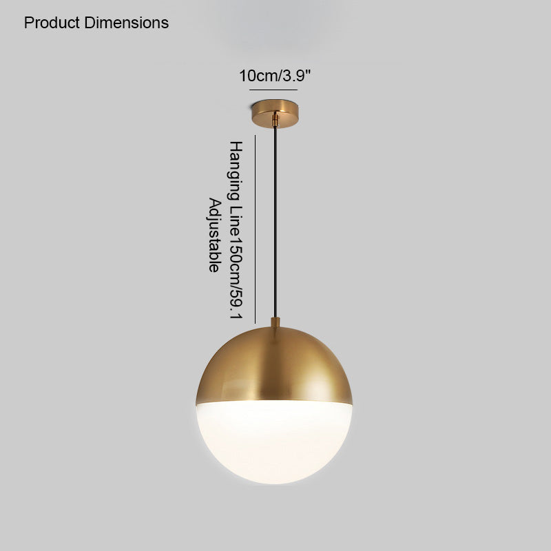 WOW Prismatic/Milk Glass Globe Pendant Light-wow2065