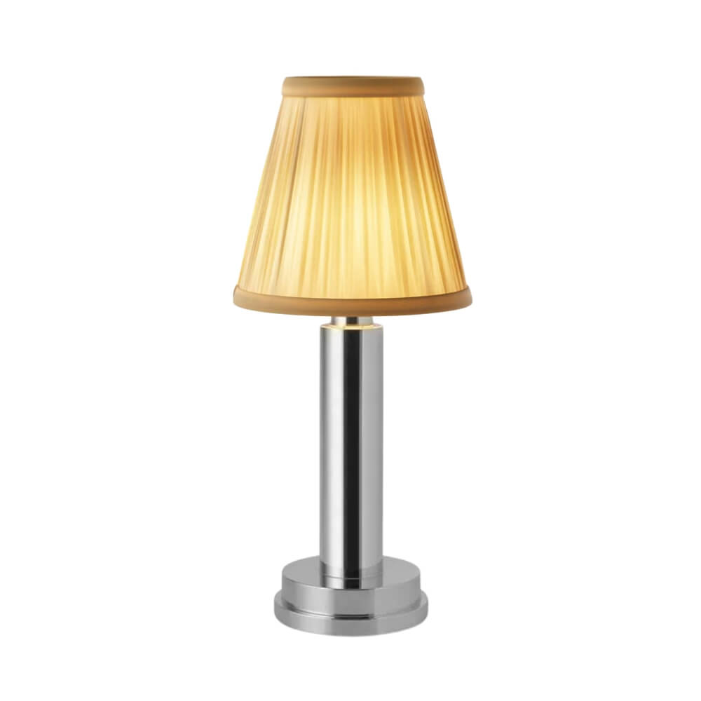 LED Cordless Silk Metal Table Lamp