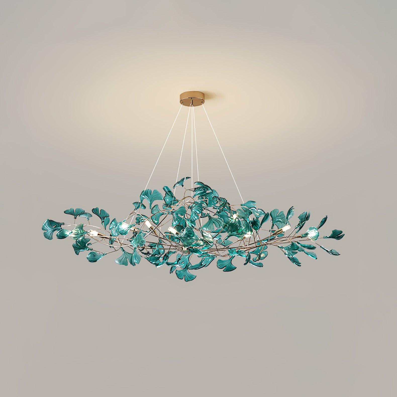 WOW Acrylic Ginkgo Leaf Gorgeous Chandelier - wow2481