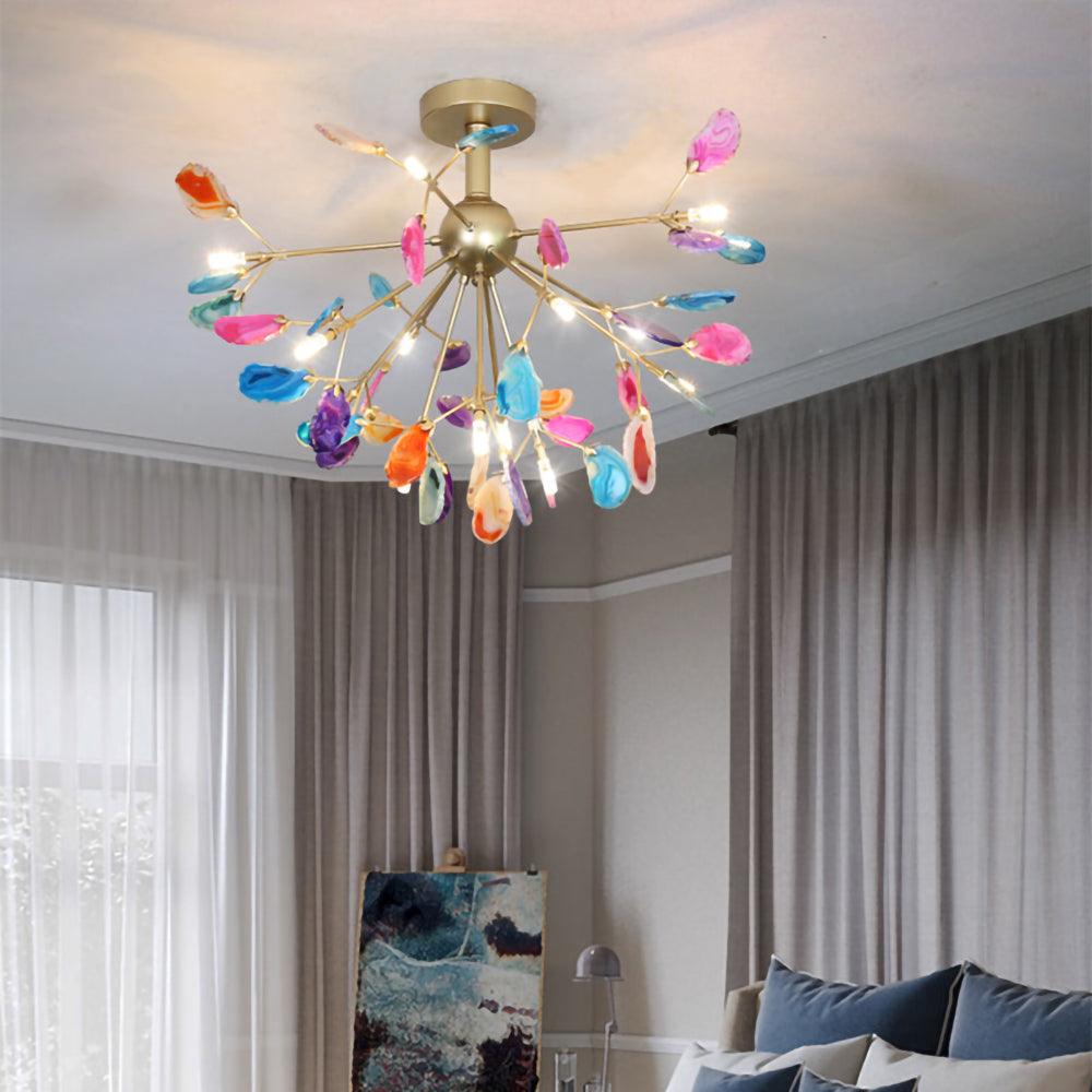 WOW Agate Flake Chandelier