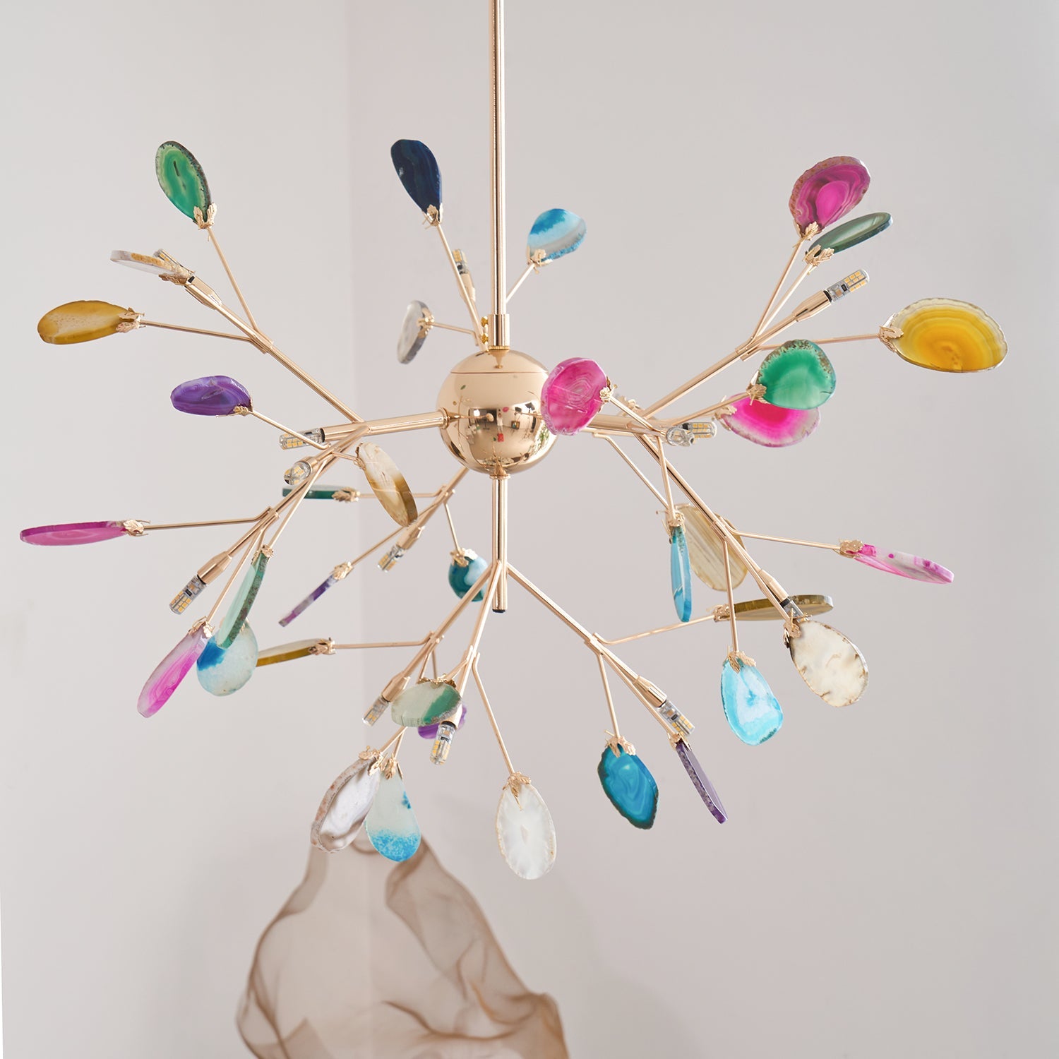 WOW Agate Flake Chandelier