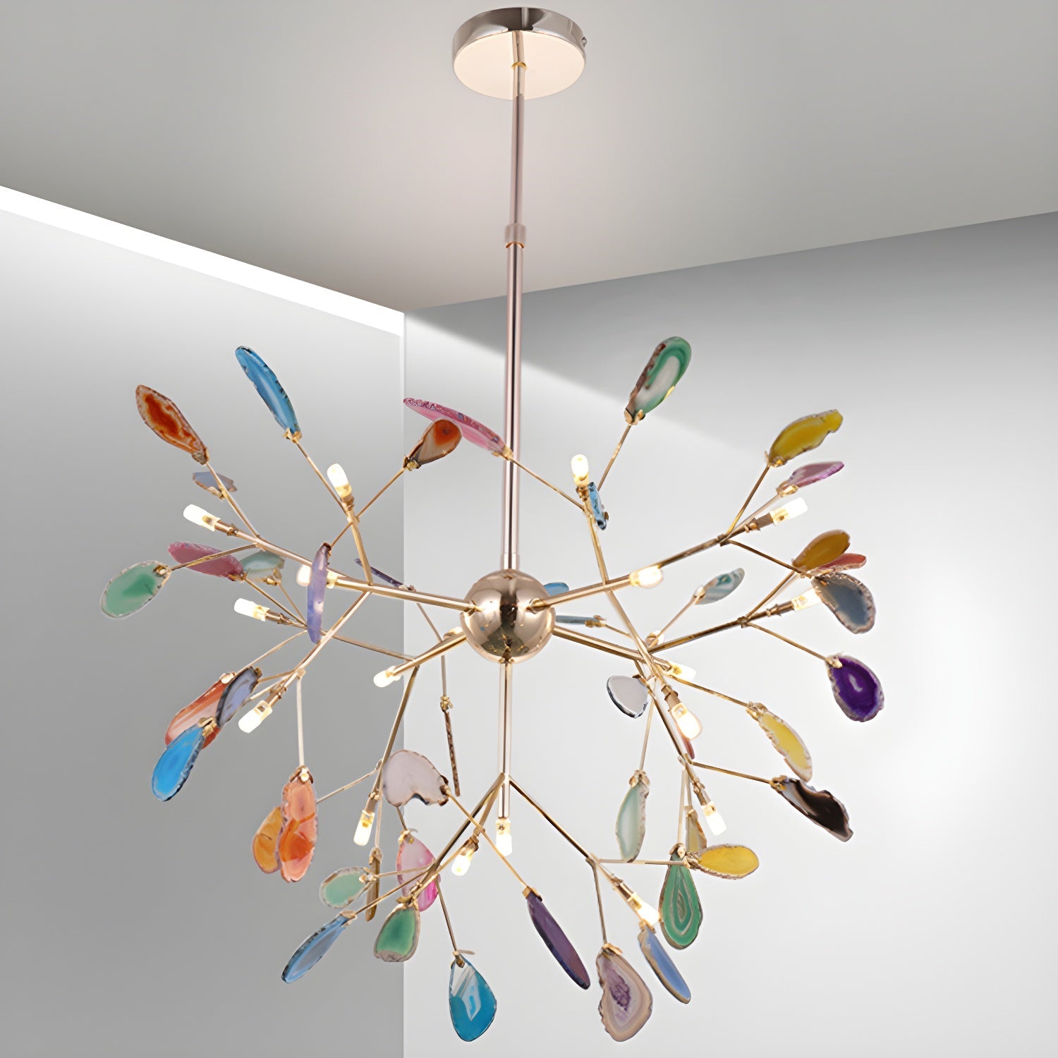 WOW Agate Flake Chandelier
