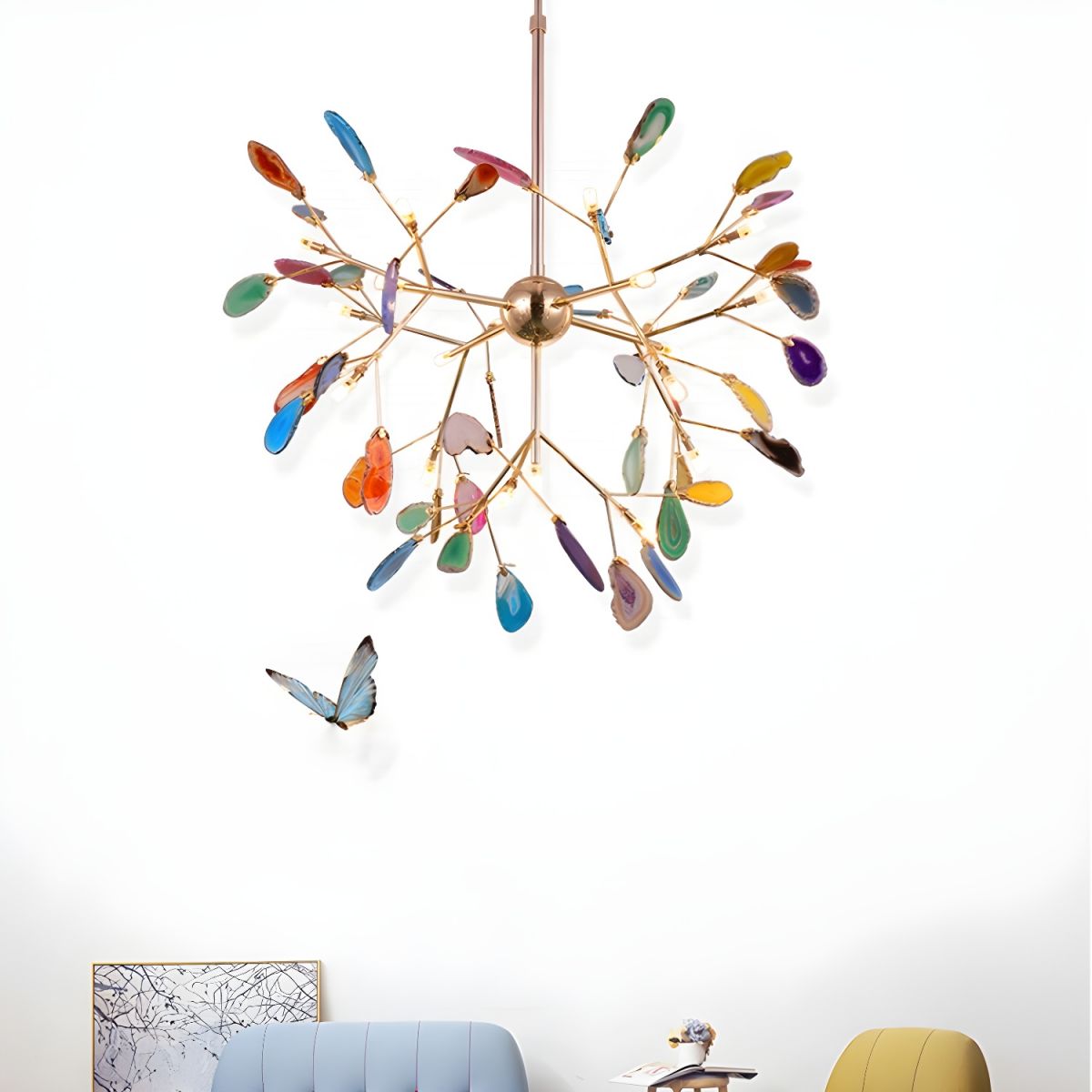WOW Agate Flake Chandelier
