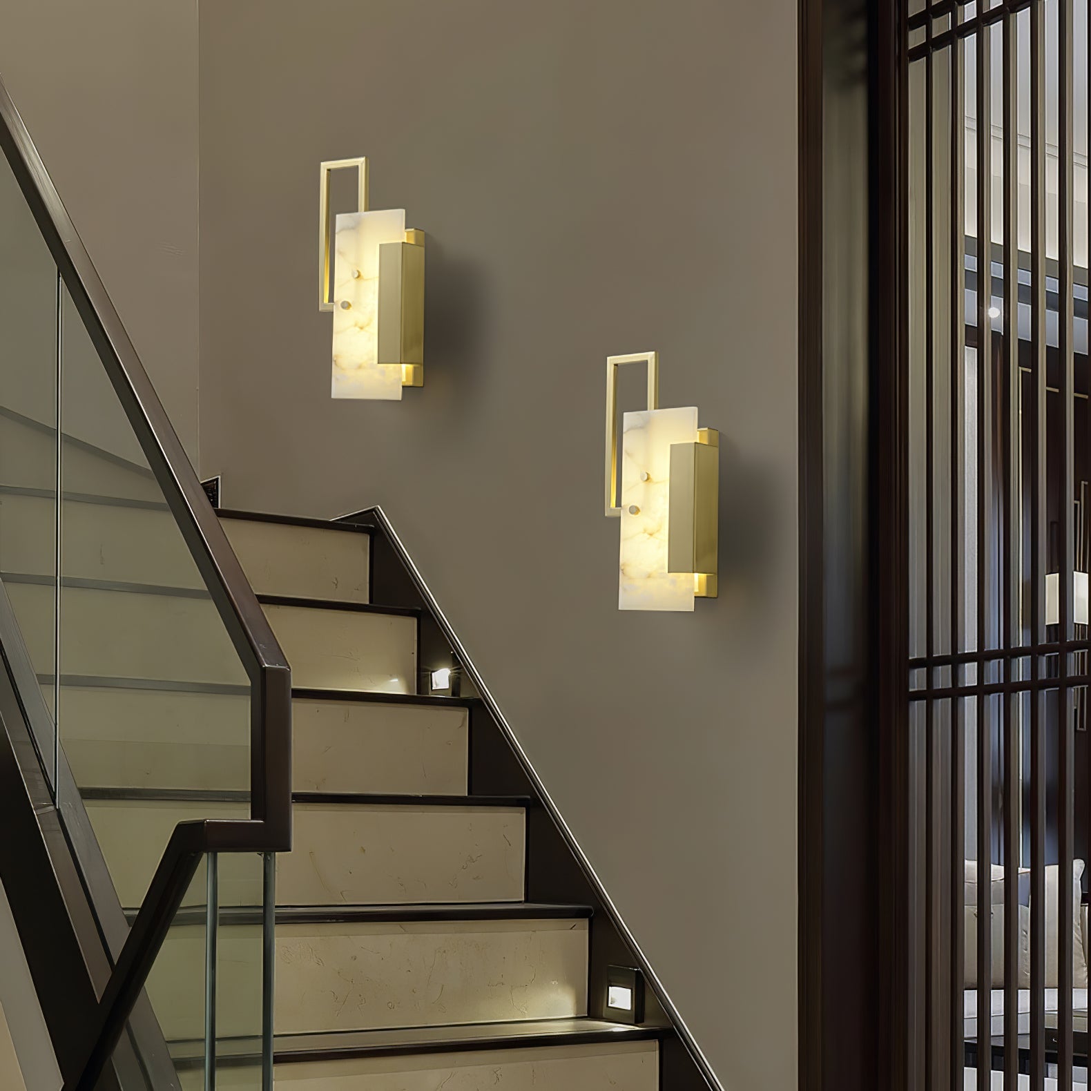 WOW Althea Alabaster Wall Sconce