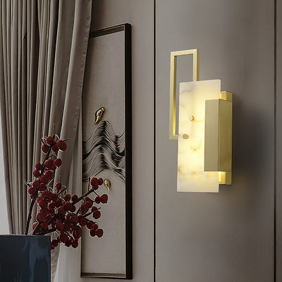 WOW Althea Alabaster Wall Sconce