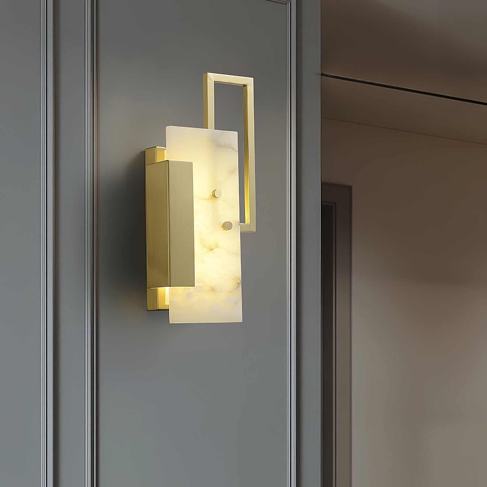 WOW Althea Alabaster Wall Sconce