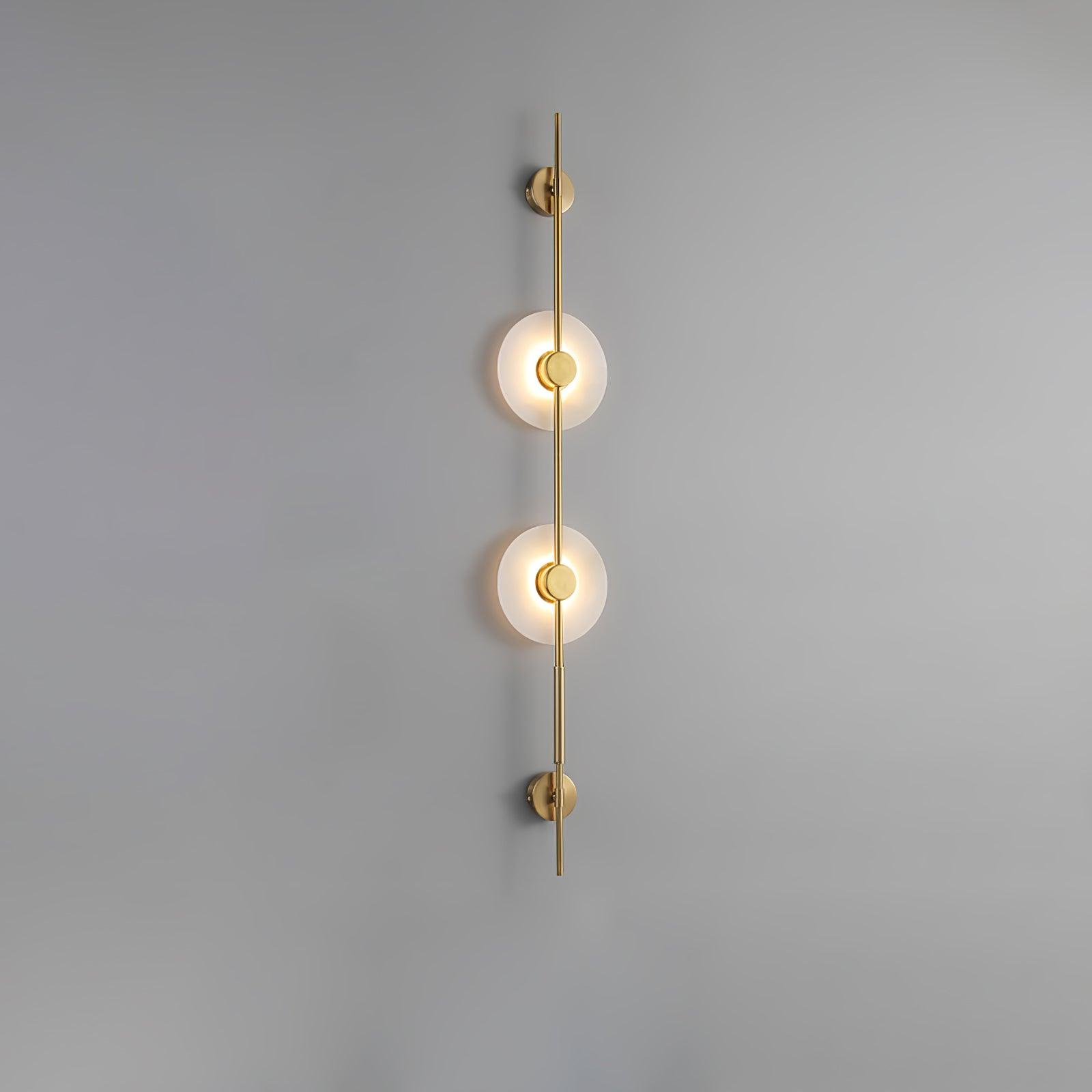 WOW Alabaster Vertical Plug-in Wall Sconce