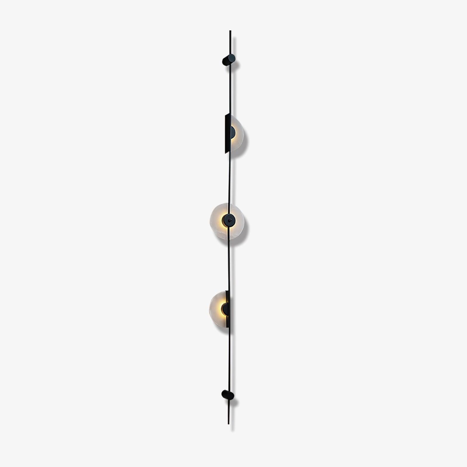 WOW Alabaster Vertical Plug-in Wall Sconce