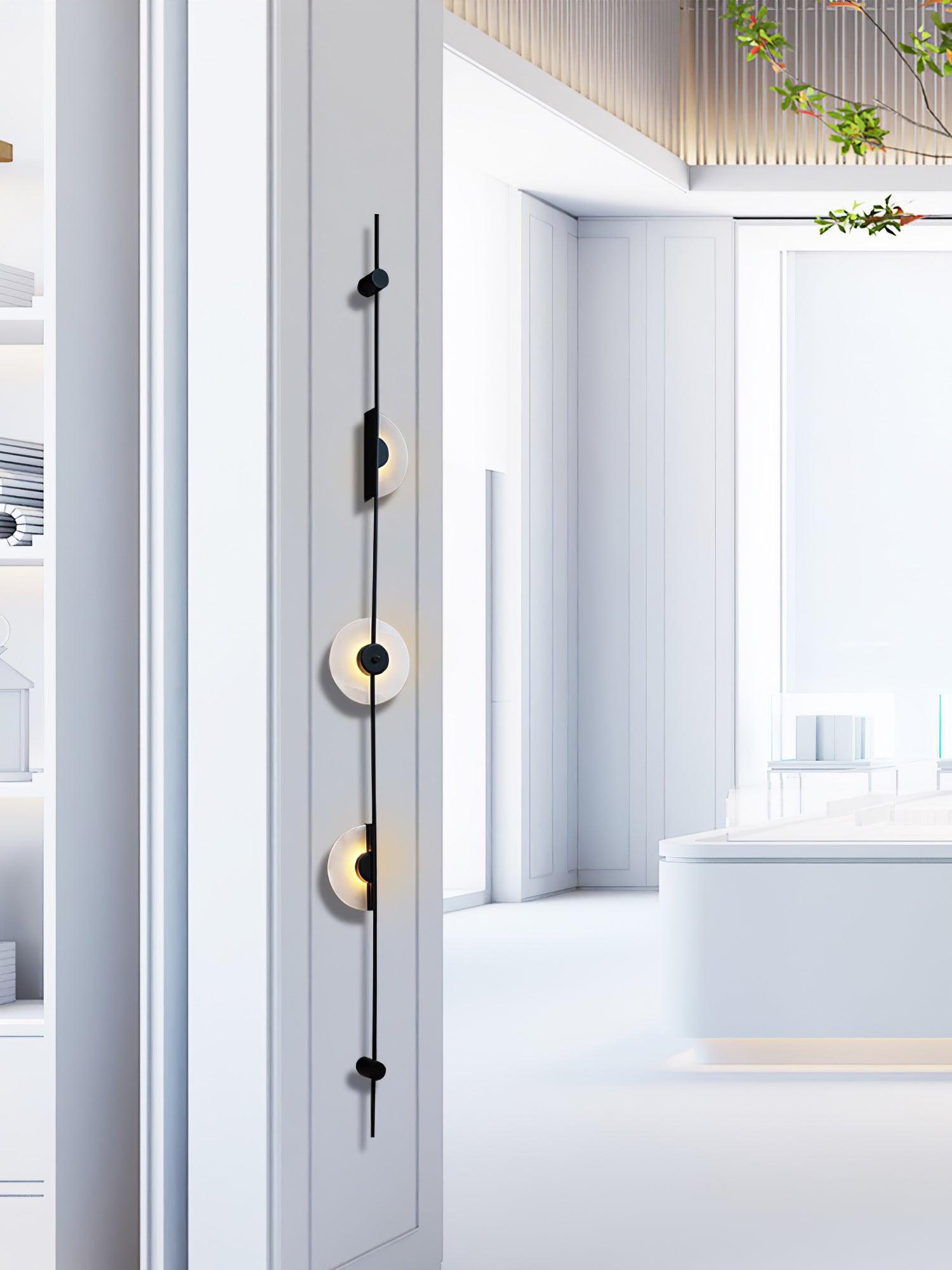 WOW Alabaster Vertical Plug-in Wall Sconce