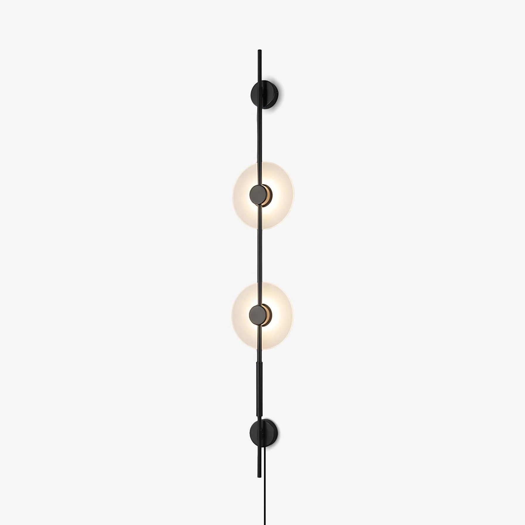 WOW Alabaster Vertical Plug-in Wall Sconce