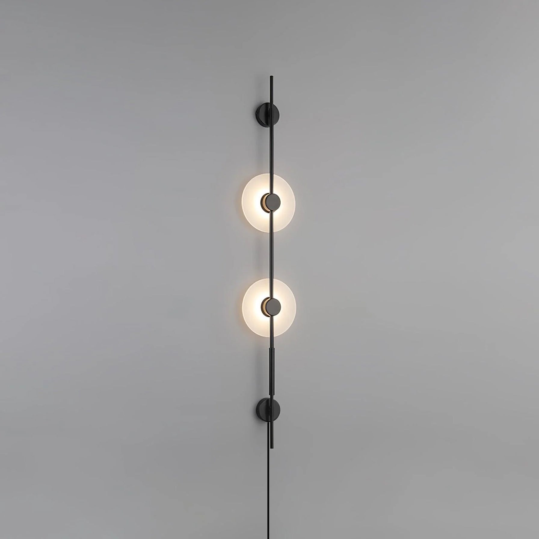 WOW Alabaster Vertical Plug-in Wall Sconce