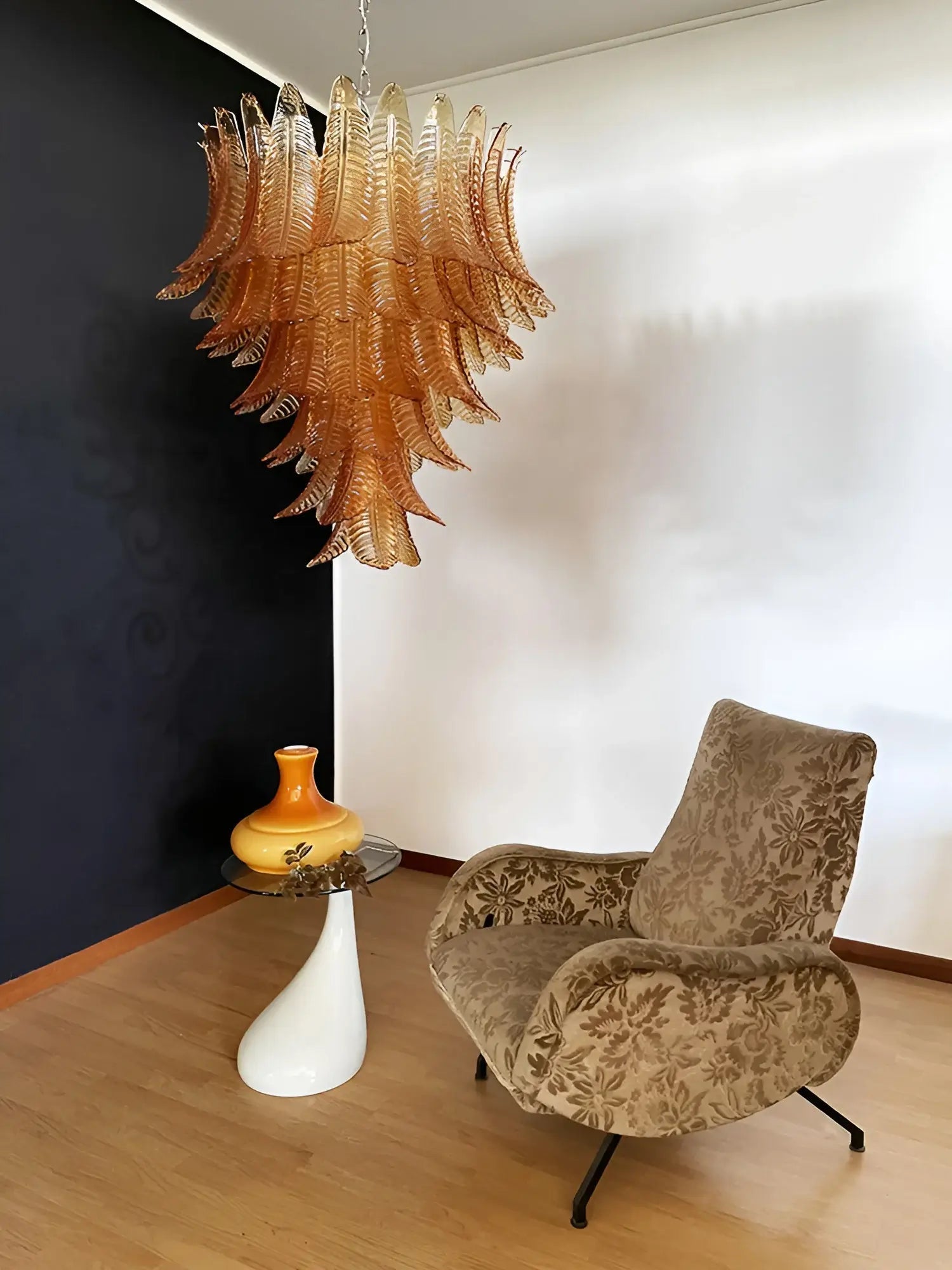 WOW Amber Leaf Cascade Gorgeous Chandelier-Wow1103