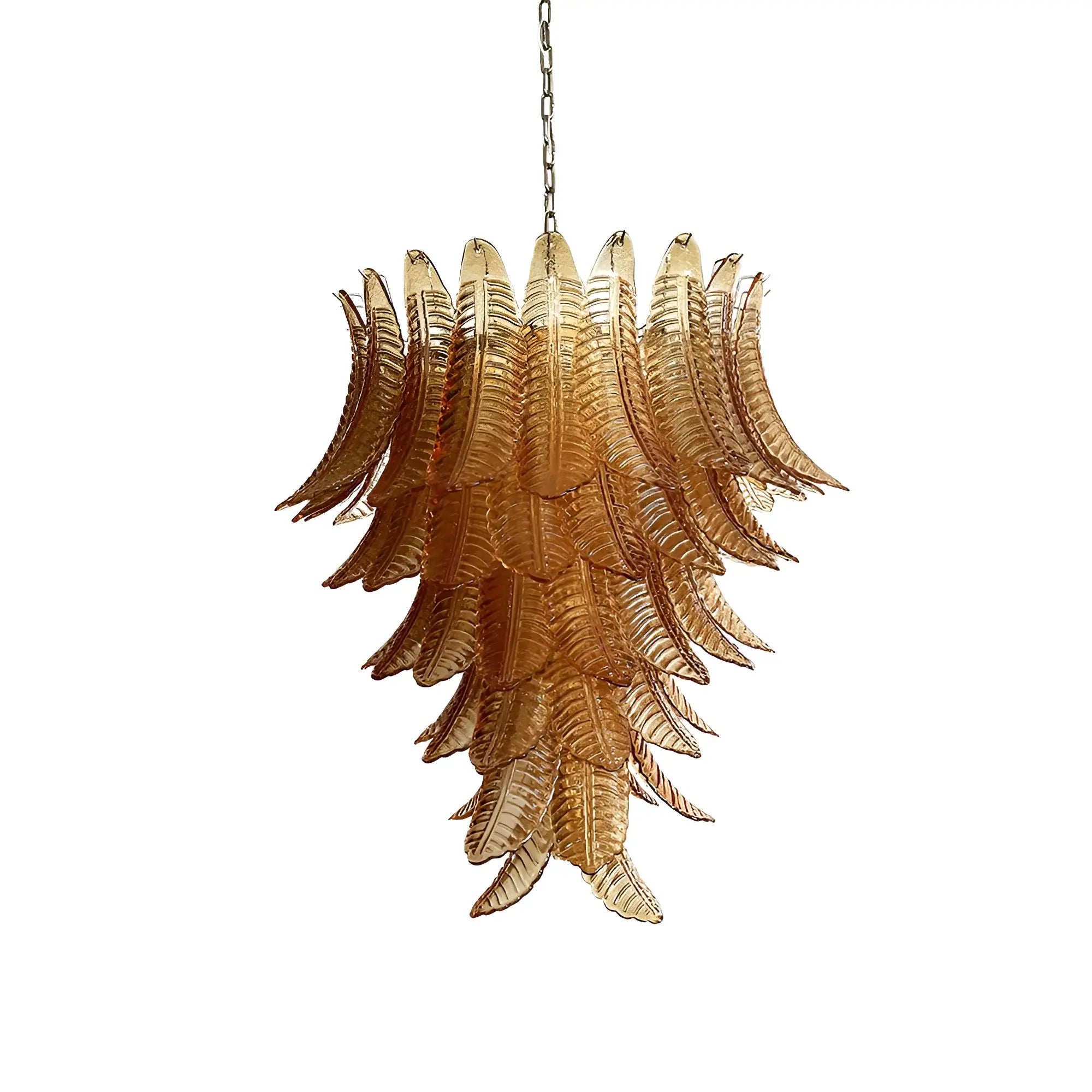 WOW Amber Leaf Cascade Gorgeous Chandelier-Wow1103