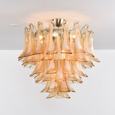 WOW Amber Petal Glass Gorgeous Ceiling Lamp-Wow5610