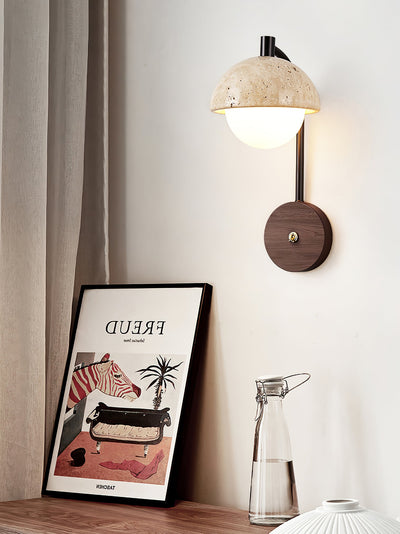 WOW Arco Travertine Wall Lamp