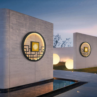 WOW Round Outdoor Wall Light