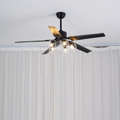 WOW Black Vintage Ceiling Fan