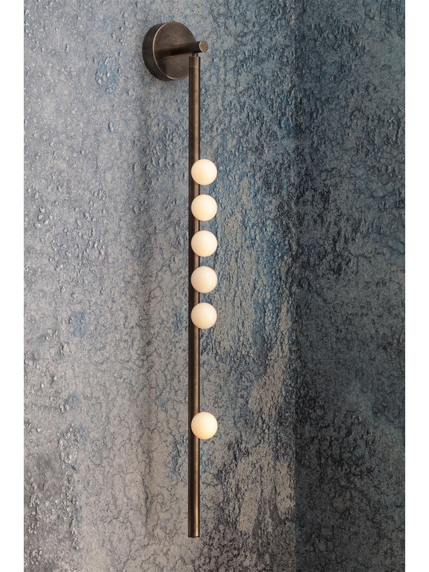 WOW Brass Glass Tube Wall Lamp