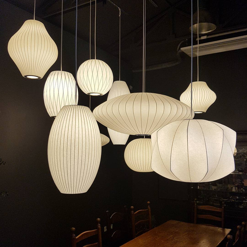 Wow Bubble Mulberry Silk Pendant Lamp