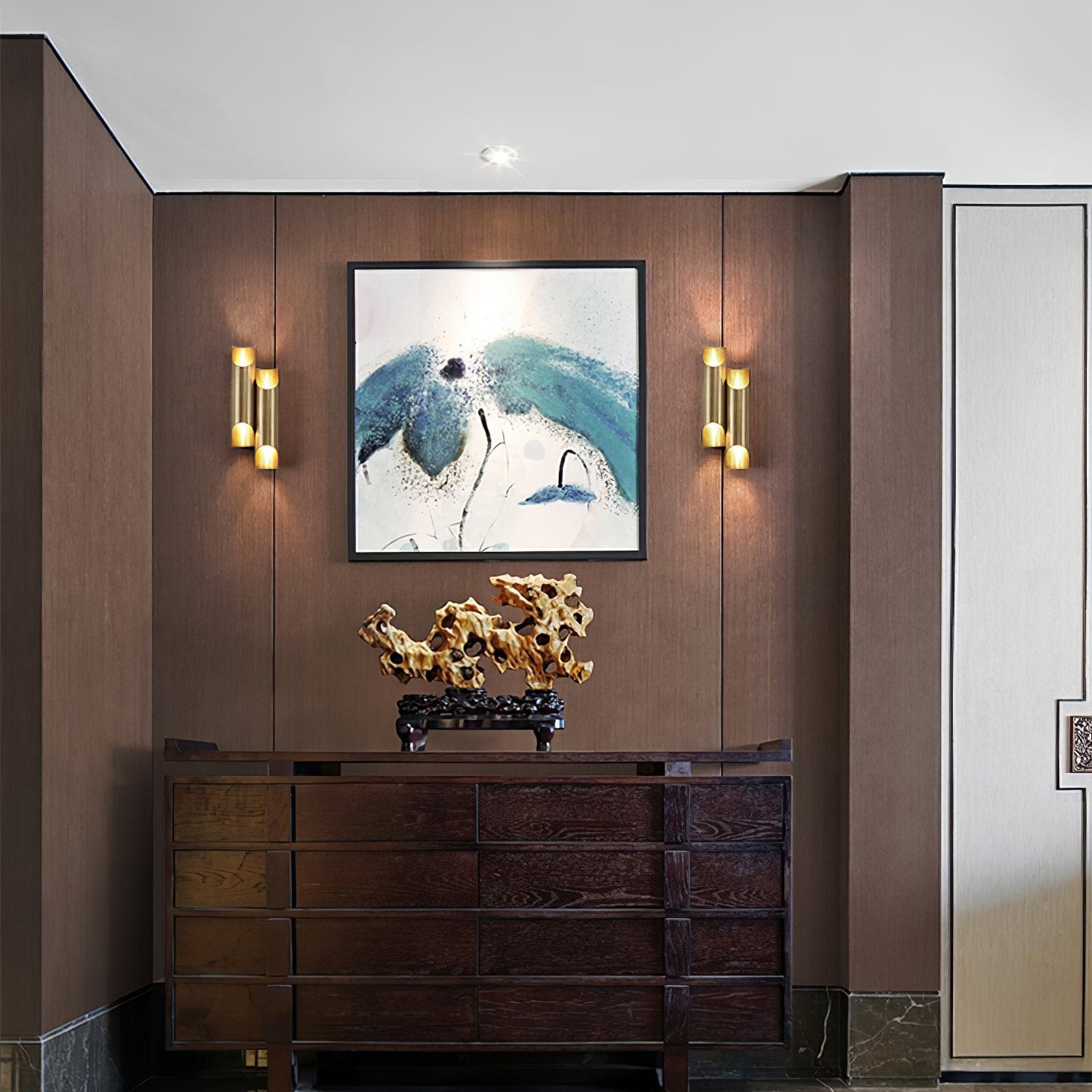 WOW Callahan Brass Wall Lamp