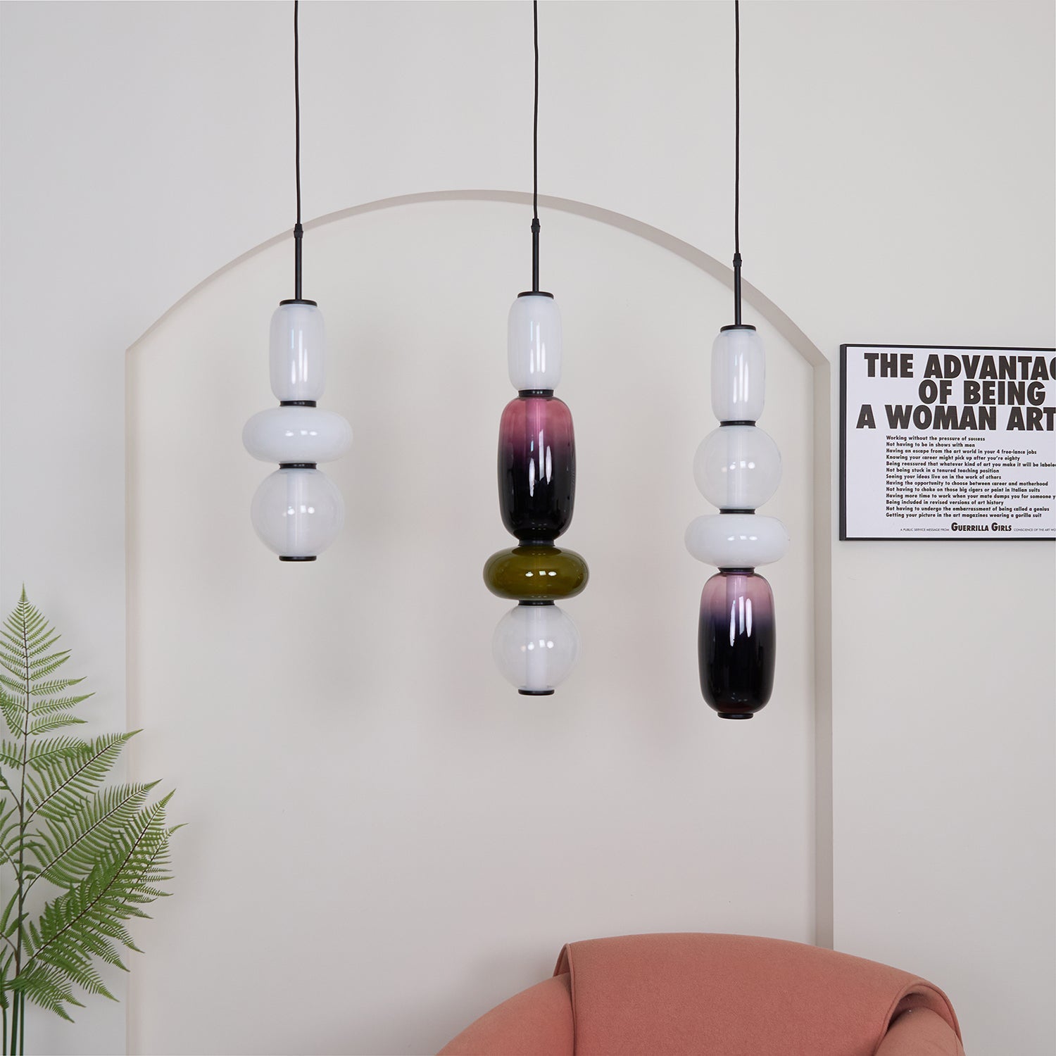 WOW Candied Glass Pendant Light