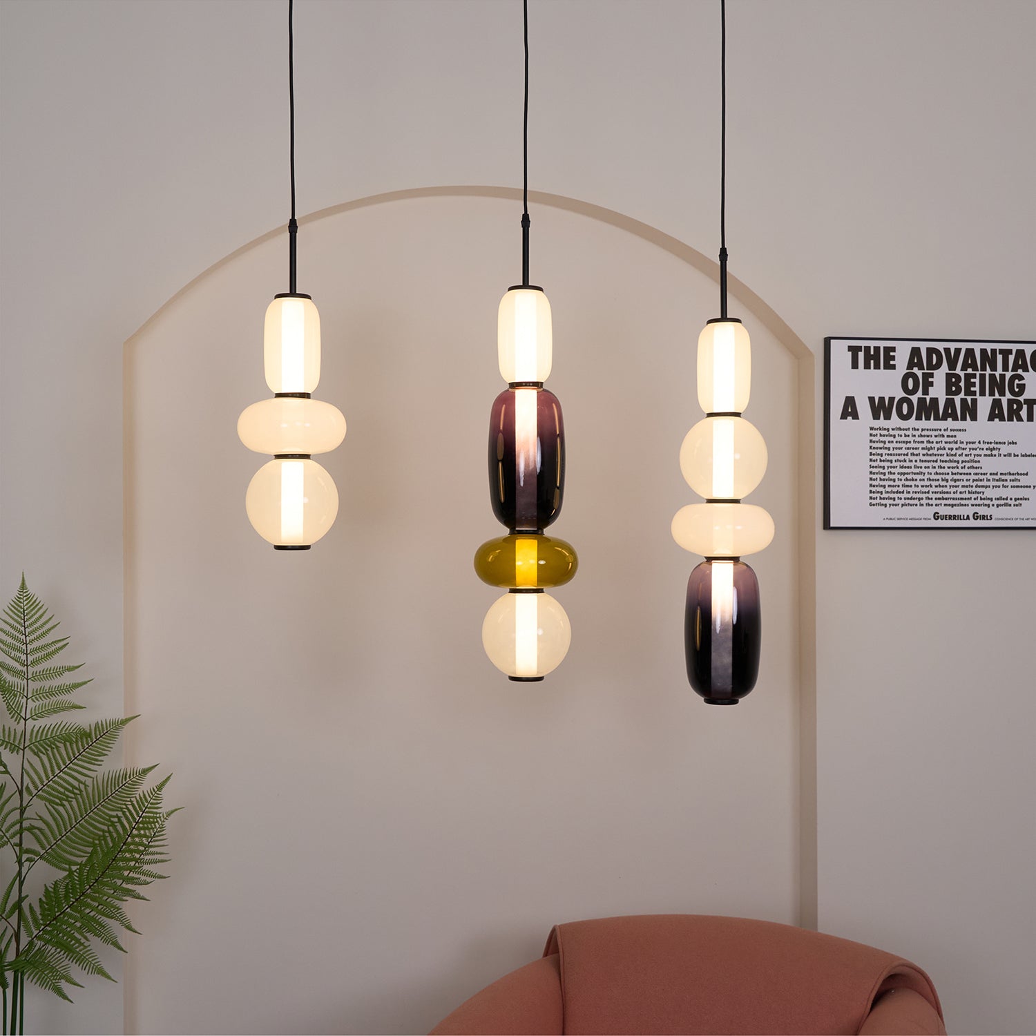 WOW Candied Glass Pendant Light