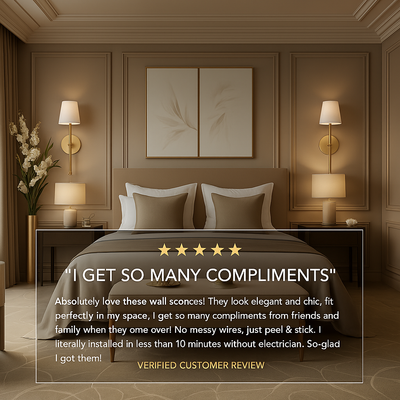 Cordless Fabric Wall Light