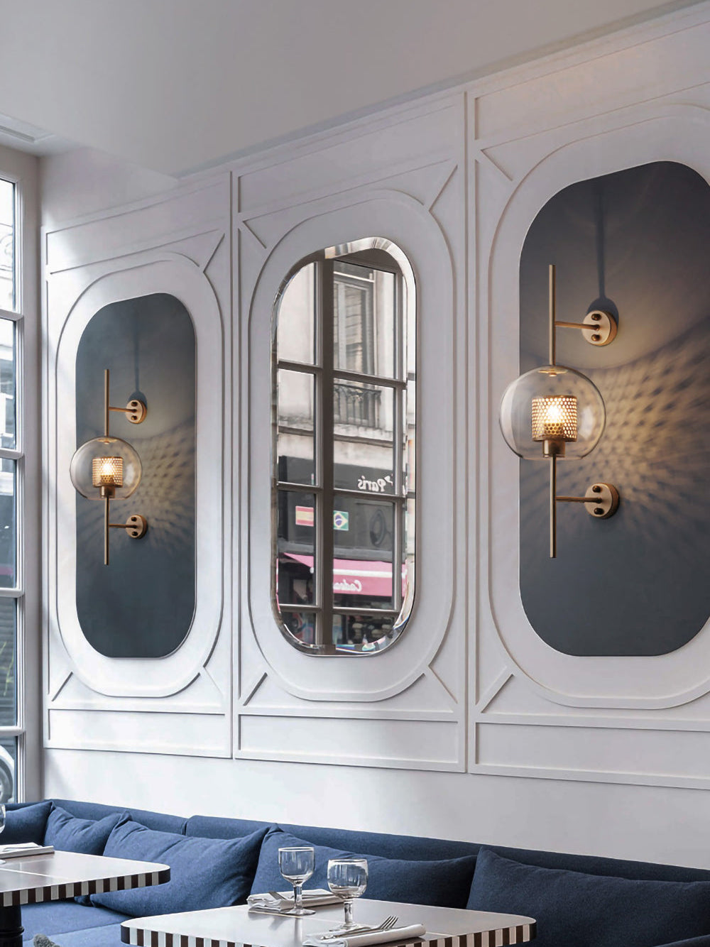 WOW Chiswick Glass Wall Light