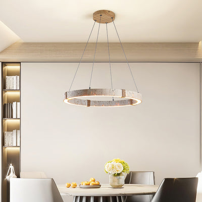 WOW Circle Travertine Pendant Lamp