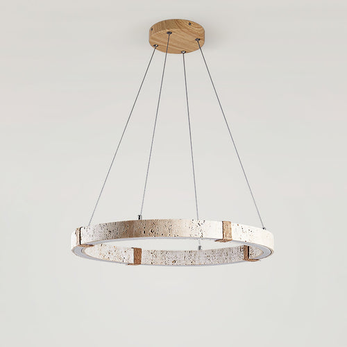 WOW Circle Travertine Pendant Lamp