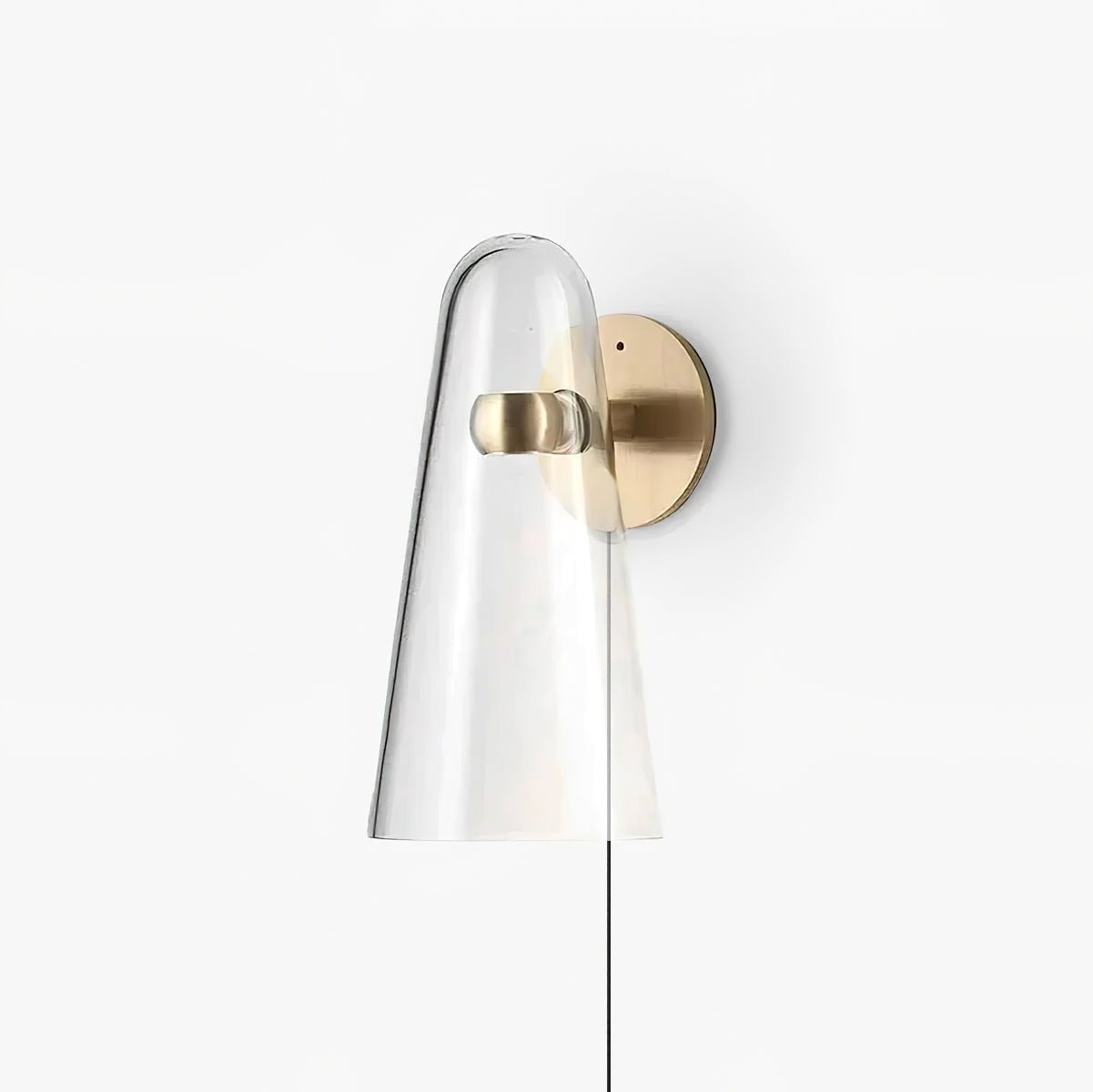 WOW Conical Glass Plug-in Wall Lamp