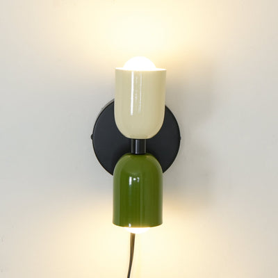 WOW Couleur Double Plug In Wall Lamp