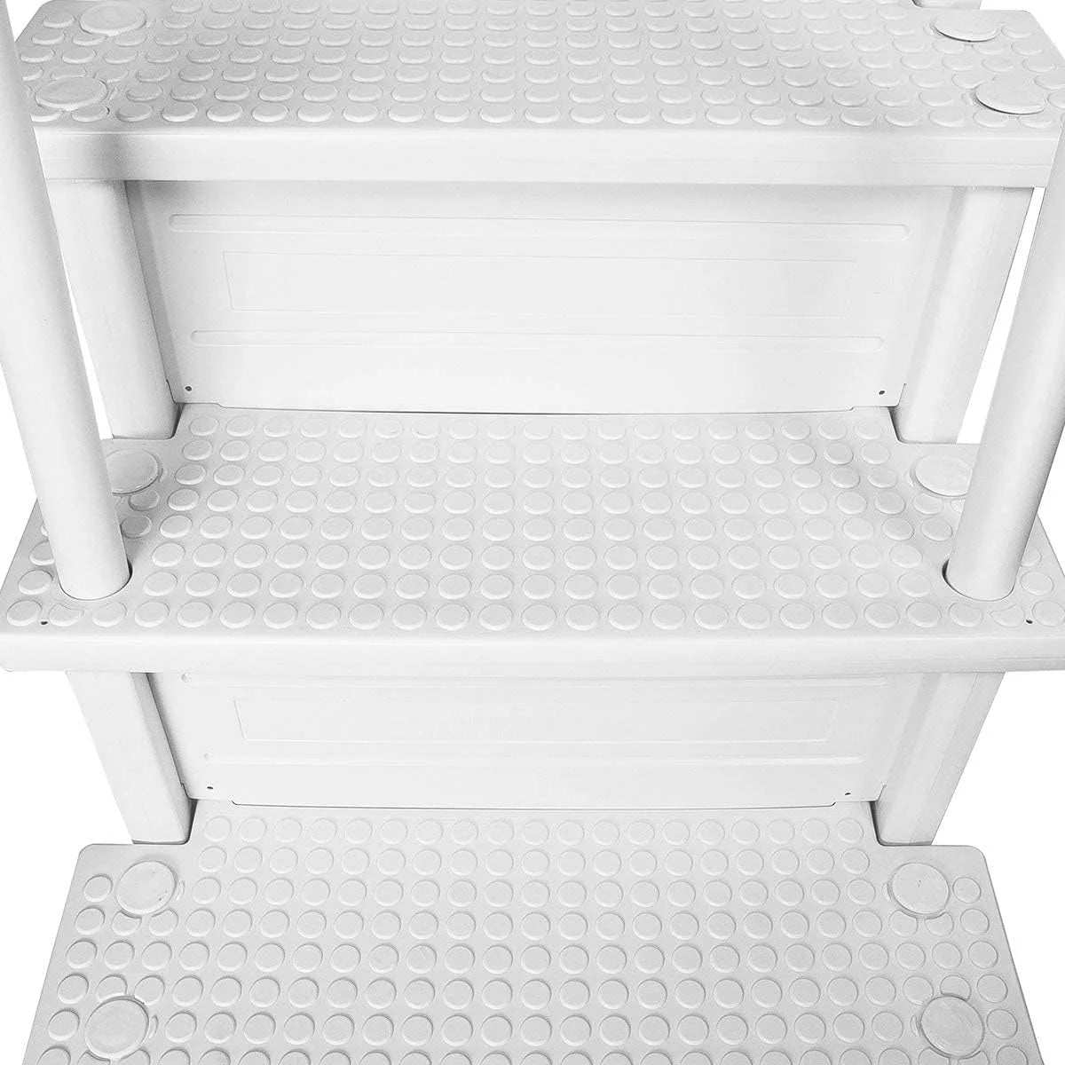 Select Anti-Slip in-Pool Steps | Gray | for Above Ground Swimming Pools | Can Mount to Decks 48