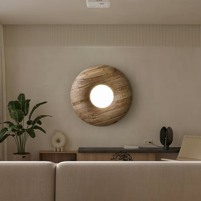 WOW Donut Wood Ceiling Light