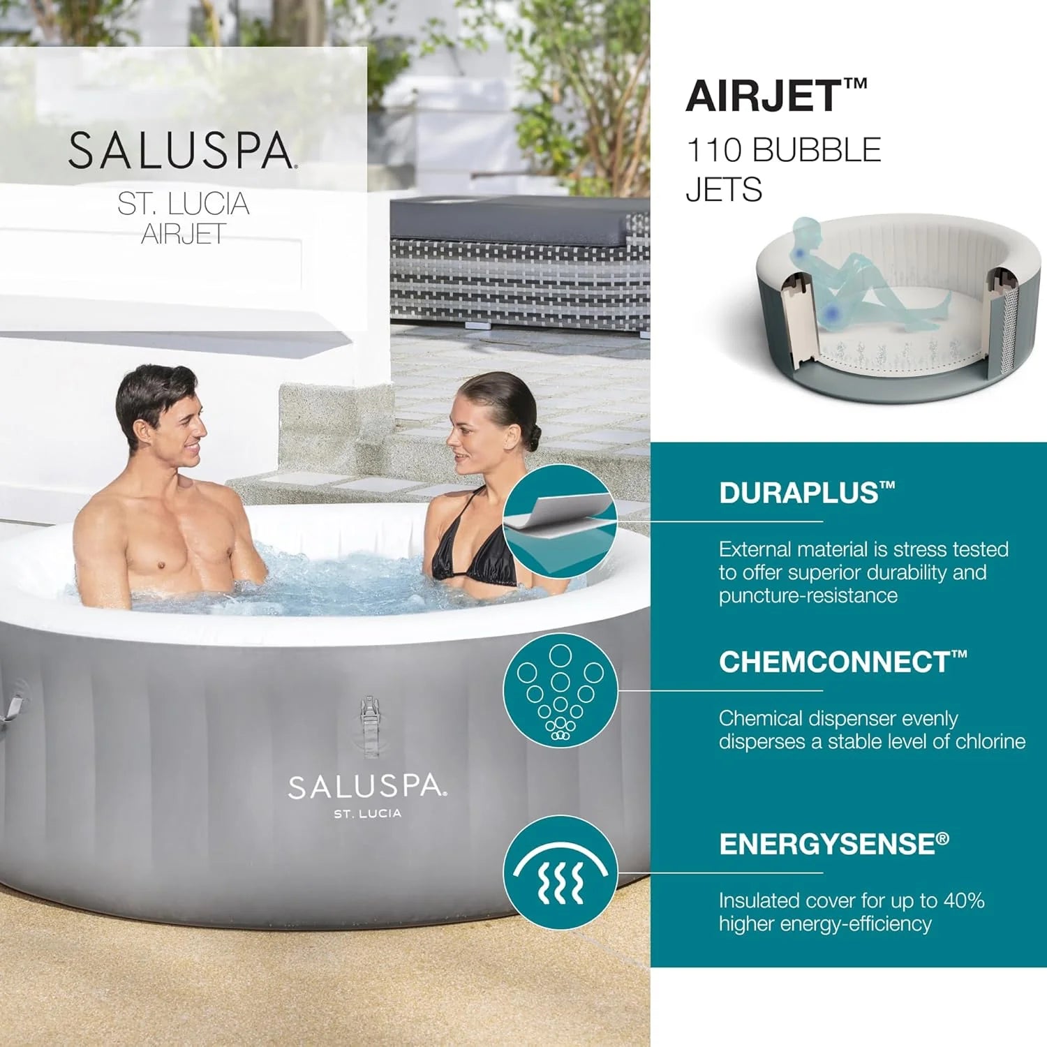 Inflatable Hot Tub Spa (71