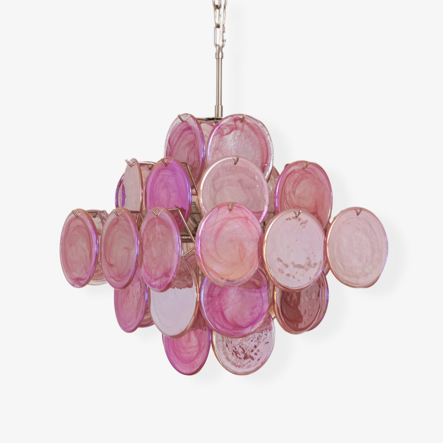 WOW Aurelia Pink Murano Glass Gorgeous Chandelier-WOW5240